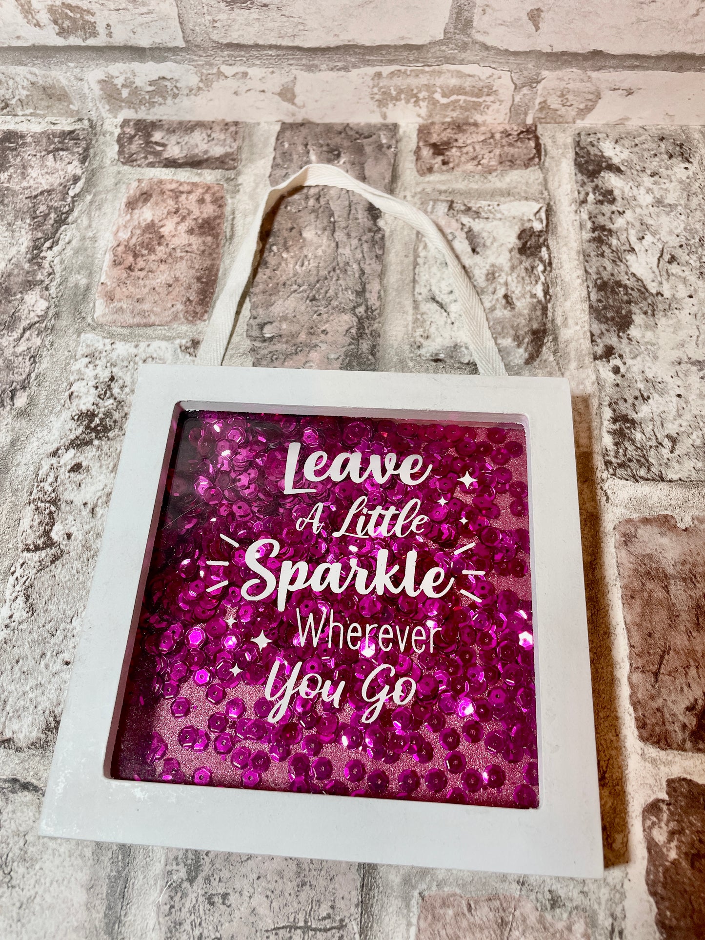 Sequin frame